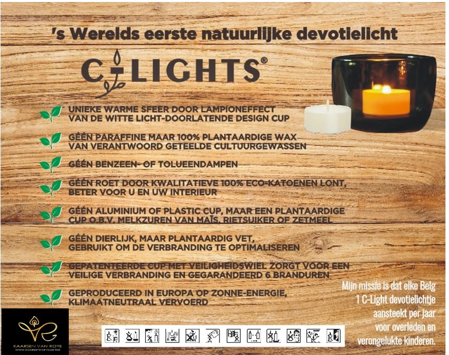 Eigenschappen van deze kaarsen